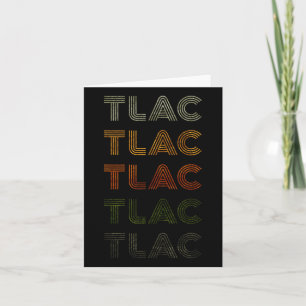 Tarjeta Camiseta Negra de Estilo Vintage Grunge Tlac Coraz