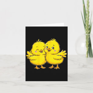 Tarjeta Camiseta Niña Granjera Pollito Pollo Bebé.png 