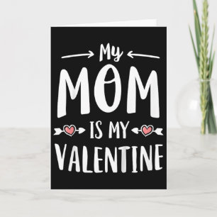 Tarjeta Camiseta Niños Mi Mamá Es Mi San Valentín Niño Niñ