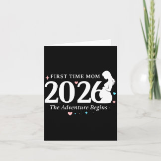 Tarjeta Camiseta nueva mamá 2026 – primera