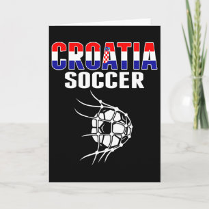 Tarjeta Camiseta para aficionados de fútbol de Croacia - A
