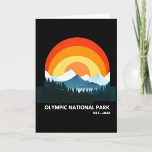 Tarjeta Camiseta Parque Nacional Olímpico Est 1938 Estado 