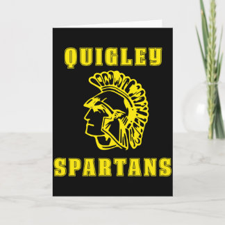 Tarjeta Camiseta Quigley Spartans Head