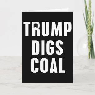Tarjeta Camiseta republicana de la elección 2020 Trump Dig