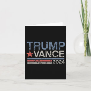 Tarjeta Camiseta Retro Trump Vance 2024 Trump Jd Vance