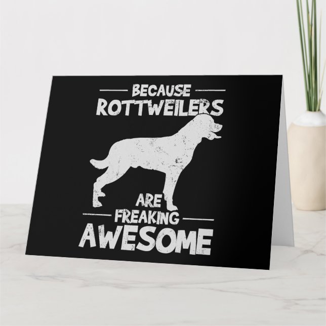 Tarjeta Camiseta Rottweiler Copia (Anverso)