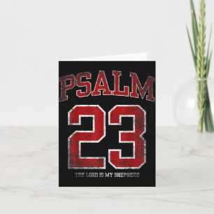 Tarjeta Camiseta Salmo 23 Jersey Señor Pastor