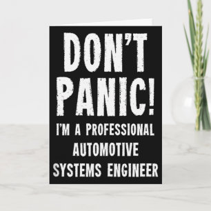 Tarjeta Camiseta sin mangas de ingeniero de sistemas autom