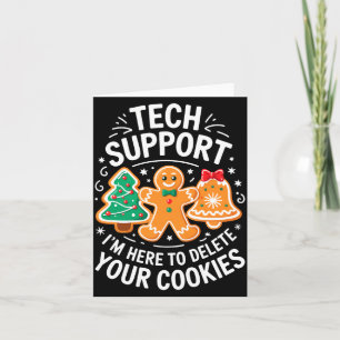 Tarjeta Camiseta Tech Suprt Estoy Aquí Para Eliminar Tus C