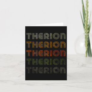 Tarjeta Camiseta Therion Corazón de Amor Grunge Estilo Vin