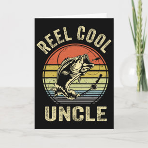 Tarjeta Camiseta Tío Genial Día del Padre B Pescado Papá P