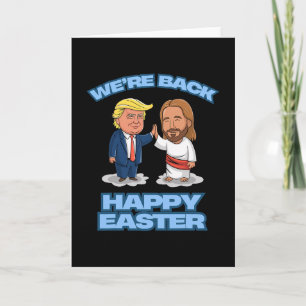Tarjeta Camiseta Trump Pascua Jesús Trump Estamos Ck Diver
