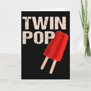 Tarjeta Camiseta Twin Pop Regalo para abuelo gemelos Papá 