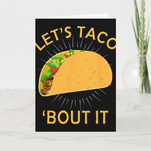 Tarjeta Camiseta Vamos a Tacos Sobre Eso - Taco Cinco De M