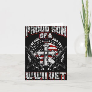 Tarjeta Camiseta Veterano De La Segunda Guerra Mundial Hij