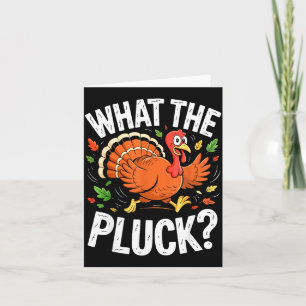 Tarjeta Camiseta What The Pluck Adulto Hombres Mujeres Pav