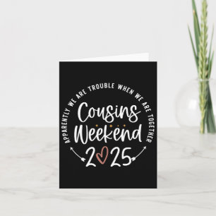 Tarjeta Camisetas a juego para vacaciones familiares Primo