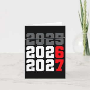 Tarjeta Camisetas Año Nuevo 2026 67 Seis Siete Meme Gen Al