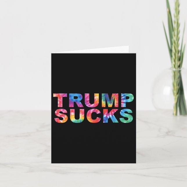 Tarjeta Camisetas anti Trump (Anverso)