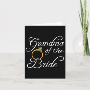 Tarjeta Camisetas bodas Abuela De La Novia Tees Women Gra