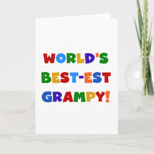 Tarjeta Camisetas brillantes y regalos del Mejor-est