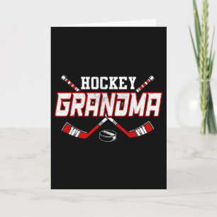 Tarjeta Camisetas de abuela de hockey para mujeres Mama dí