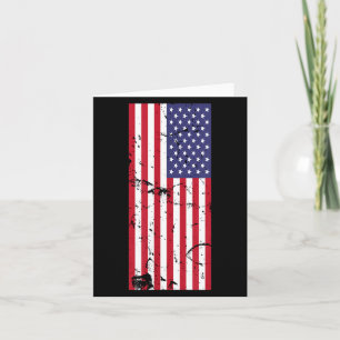 Tarjeta Camisetas de bandera de regalo del día de la indep