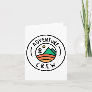 Tarjeta Camisetas De Camping Que Coinciden Con La Familia