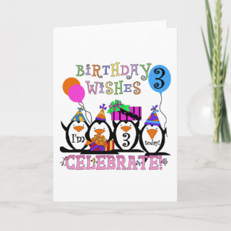 Tarjeta Camisetas de cumpleaños y regalos de los Pingüinos