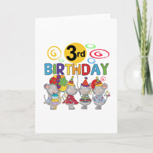 Tarjeta Camisetas de cumpleaños y regalos para ratones