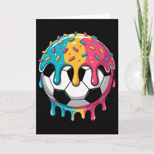 Tarjeta Camisetas de Fútbol Niños Niñas Infantil Helado Fú