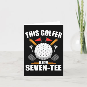 Tarjeta Camisetas de golf de cumpleaños para hombres golfi