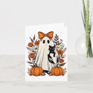 Tarjeta Camisetas De Halloween Para Mujeres Fantasma Con G