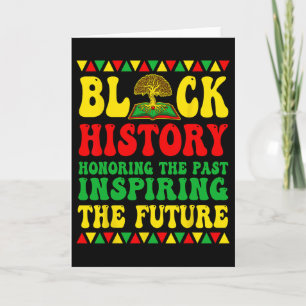 Tarjeta Camisetas de Historia Negra Mujeres Mes de la Hist