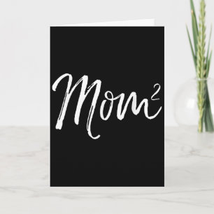 Tarjeta Camisetas de mamá lindas estudio de diseño del día