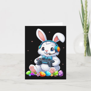 Tarjeta Camisetas de Pascua Conejo Huevo Divertido Niños N