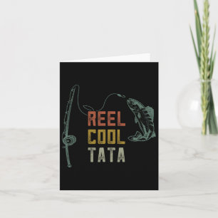 Tarjeta Camisetas de pesca de pecho genial Reel S Papá div