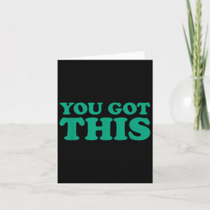Tarjeta Camisetas De Pruebas Motivacionales Para Los Maest