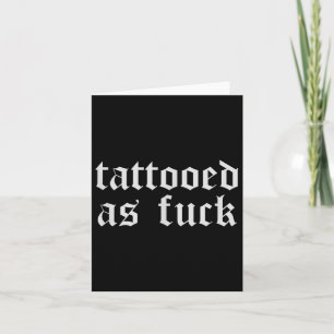 Tarjeta Camisetas De Tatuajes Graciosos Para Hombres Las M