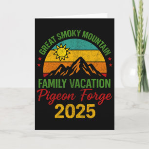 Tarjeta Camisetas de Vacaciones Familiares 2025
