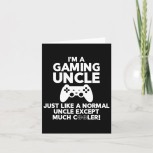 Tarjeta Camisetas de videojuegos divertidos Uncle Gamer