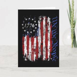 Tarjeta Camisetas del 4 de julio Nosotros el pueblo 1776 b