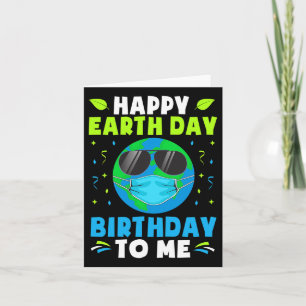 Tarjeta Camisetas del cumpleaños feliz del Día de la Tierr