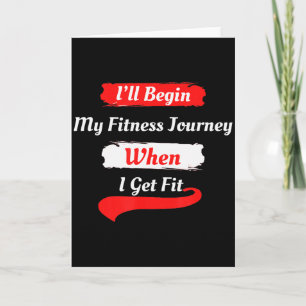 Tarjeta Camisetas Divertidas de Fitness Motivacionales par