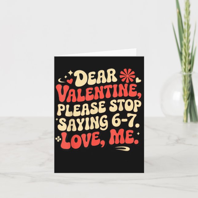 Tarjeta Camisetas divertidas del Día de San Valentín Por f (Anverso)