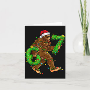 Tarjeta Camisetas Divertidas Seis Siete 6 7 Meme Bigfoot N