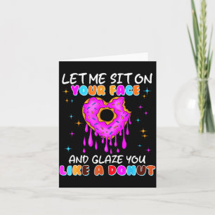 Tarjeta Camisetas divertidas y vergonzosas de donut sucias