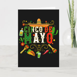Tarjeta Camisetas Fiesta Cinco De Mayo Hombres Mujeres Tac