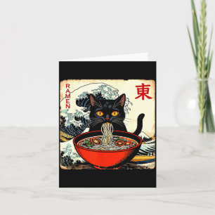 Tarjeta Camisetas gráficas divertidas japonesas de ramen d