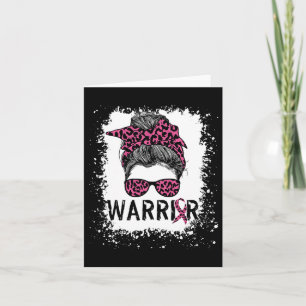 Tarjeta Camisetas guerreros de cáncer de mama